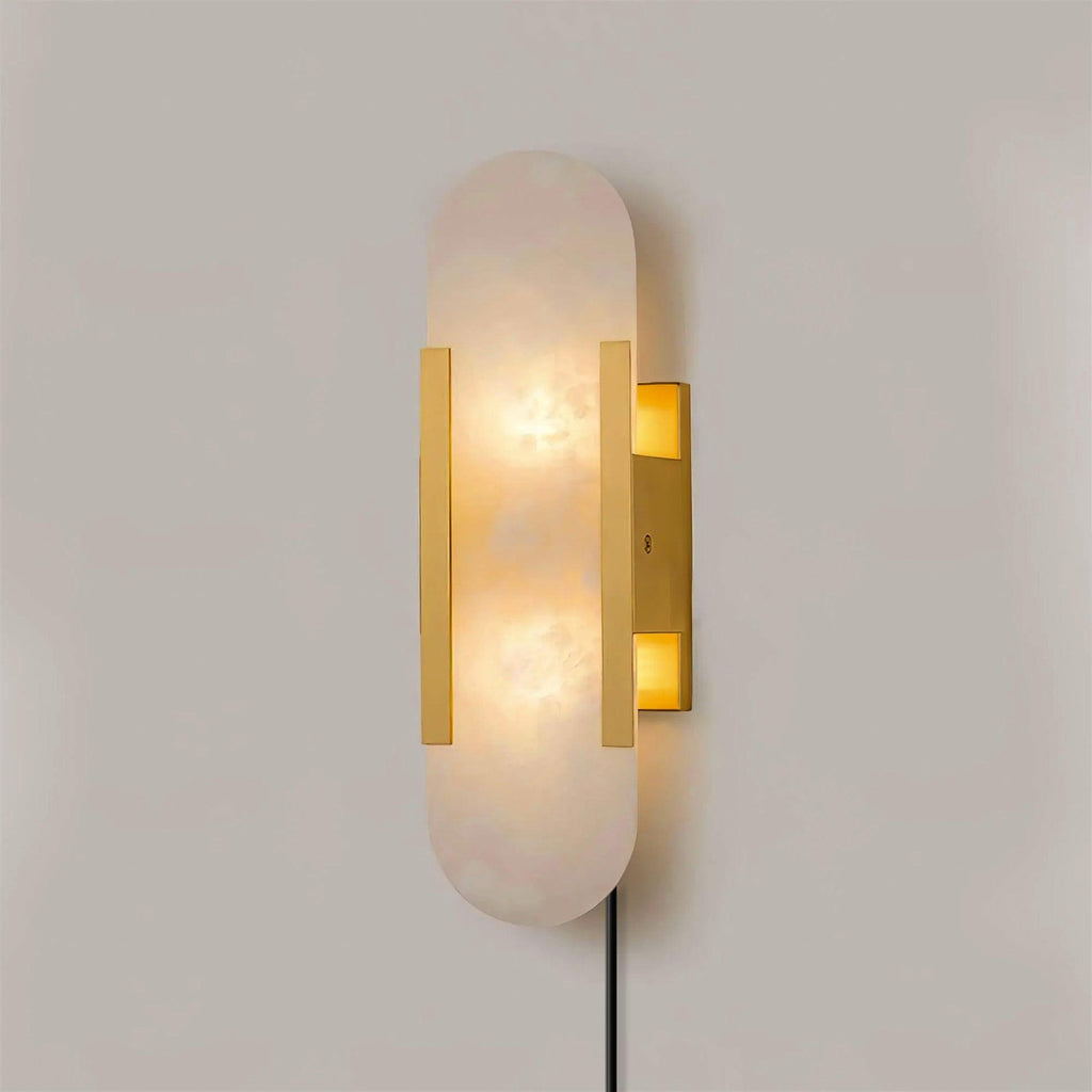 Corvina Oblong Alabaster Wall Light - Neutralighting