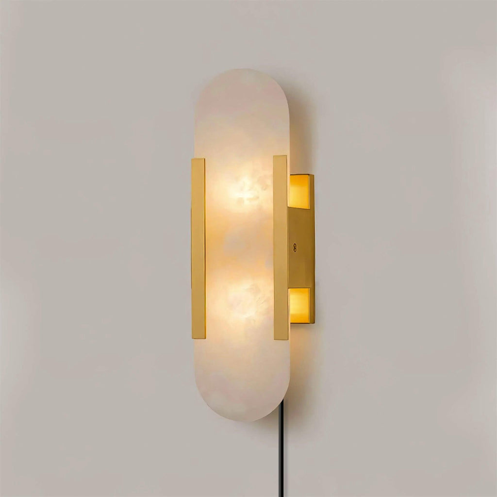 Corvina Oblong Alabaster Wall Light - Neutralighting