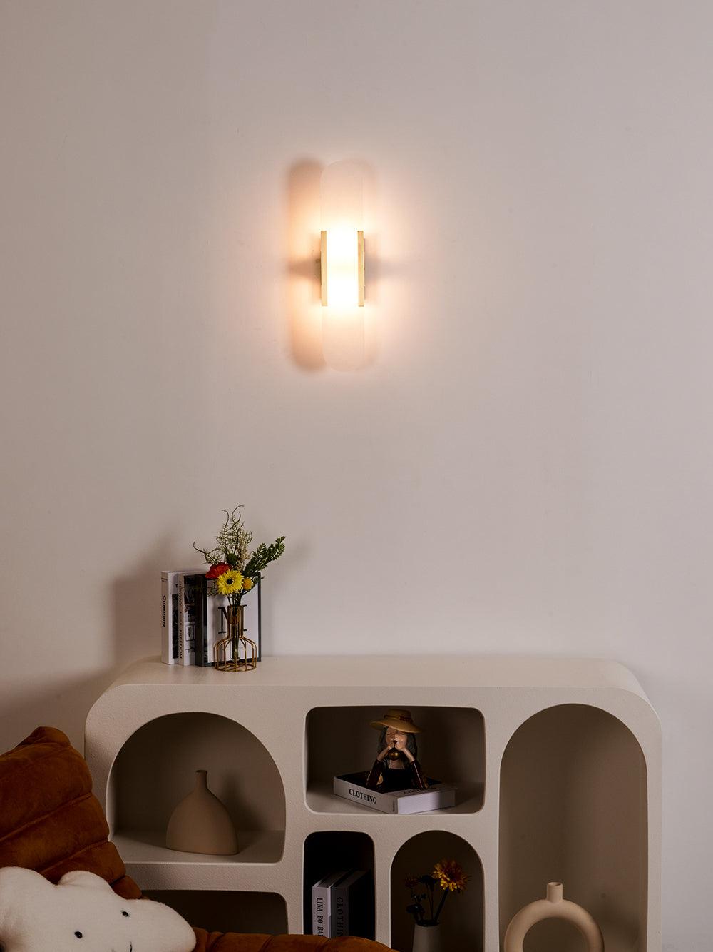 Olraeia Applique Murale Double en Albâtre - Neutralighting