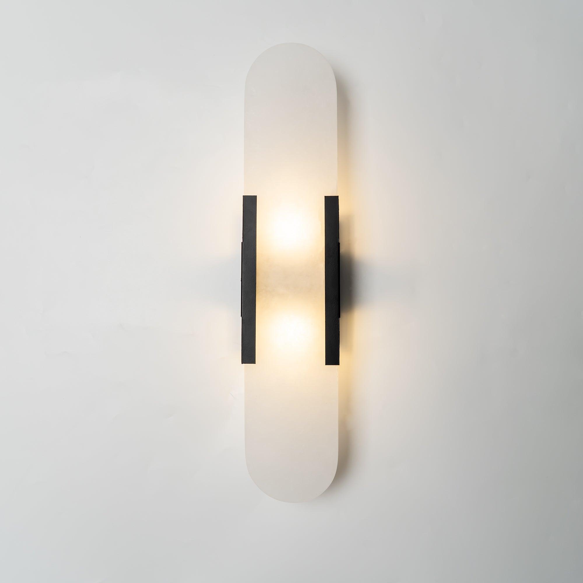 Olraeia Applique Murale Double en Albâtre - Neutralighting