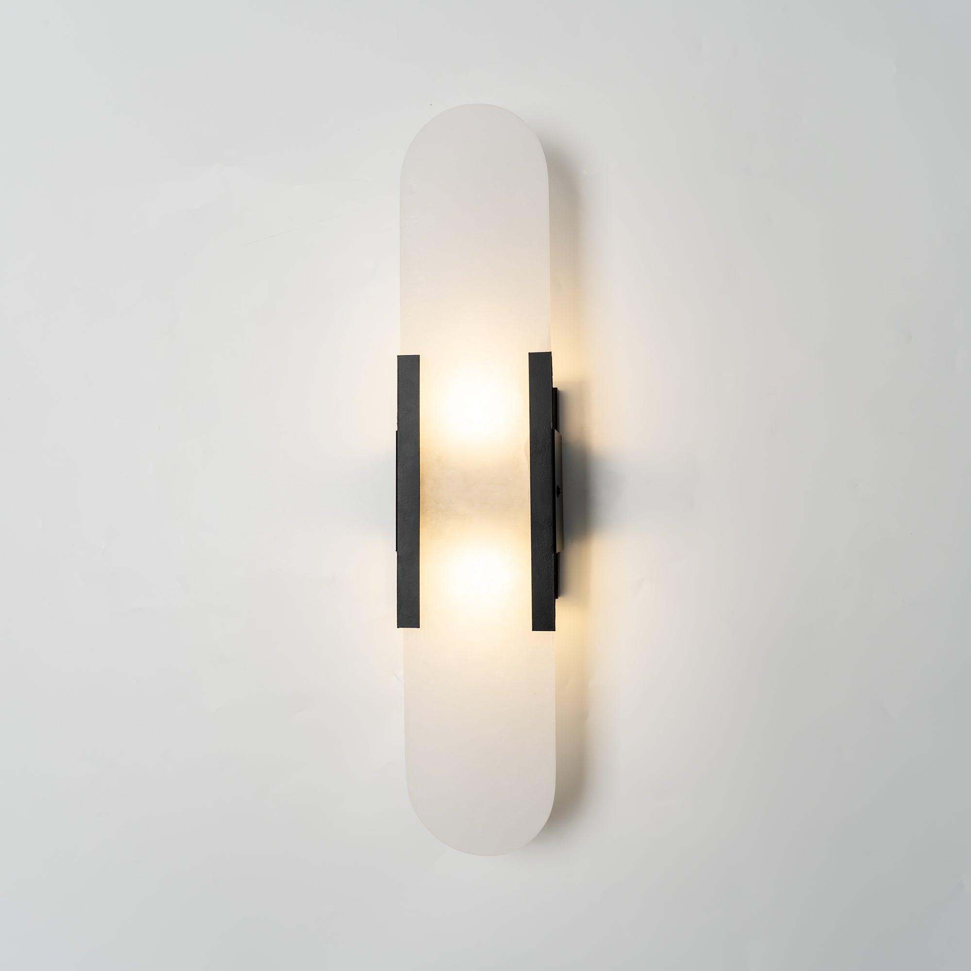 Olraeia Applique Murale Double en Albâtre - Neutralighting