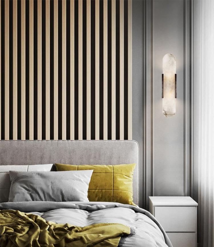 Olraeia Applique Murale Double en Albâtre - Neutralighting
