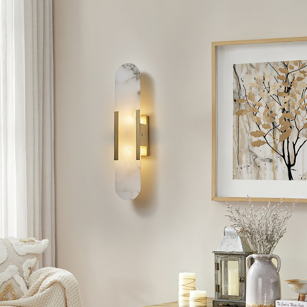 Veo Applique Murale en Albâtre de Luxe - Neutralighting