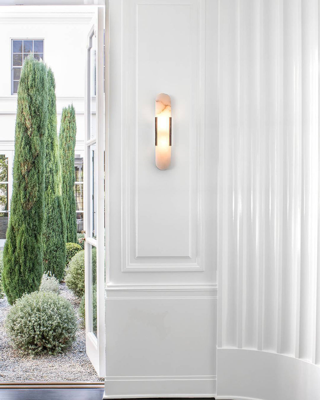 Olraeia Applique Murale Double en Albâtre - Neutralighting