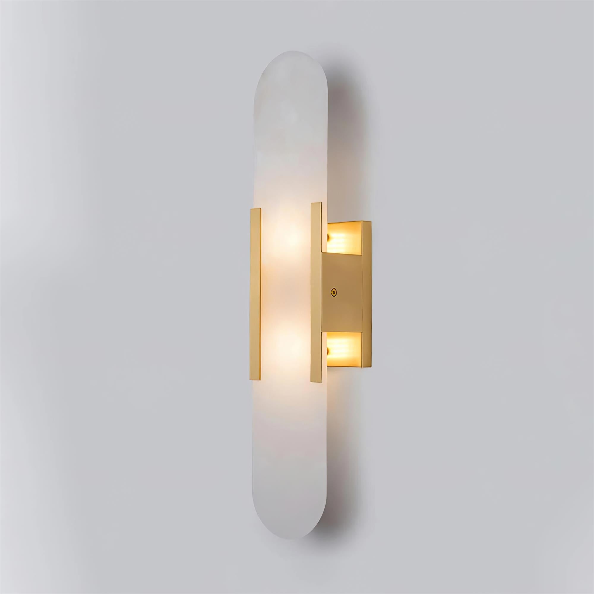 Olraeia Applique Murale Double en Albâtre - Neutralighting
