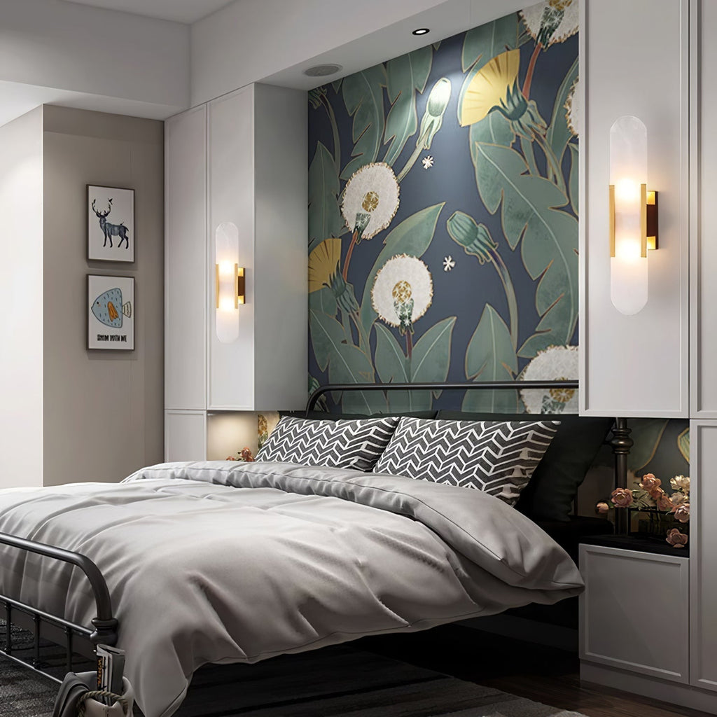Olraeia Applique Murale Double en Albâtre - Neutralighting