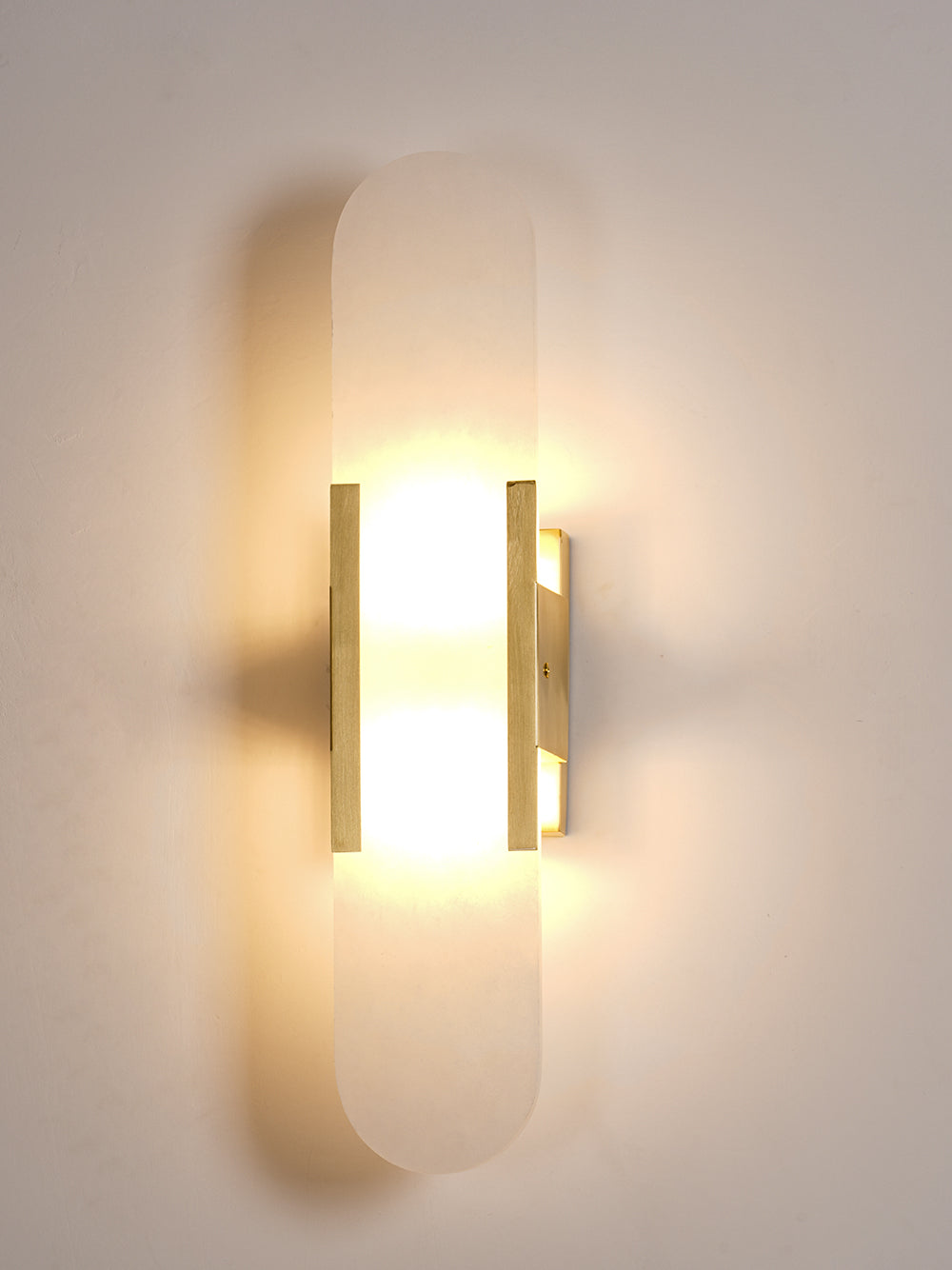 Olraeia Applique Murale Double en Albâtre - Neutralighting