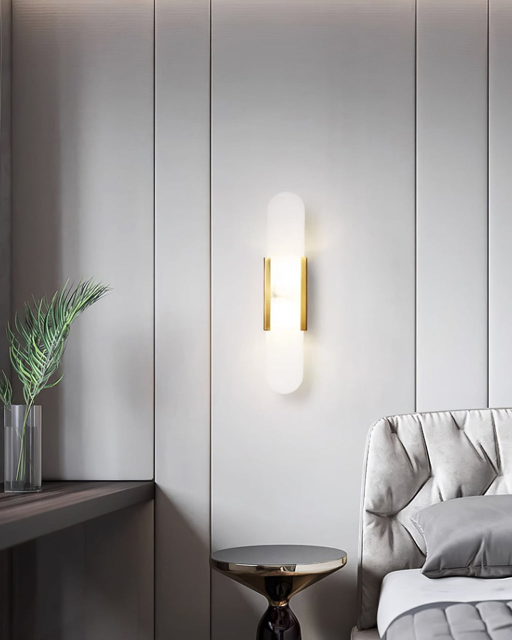 Olraeia Applique Murale Double en Albâtre - Neutralighting