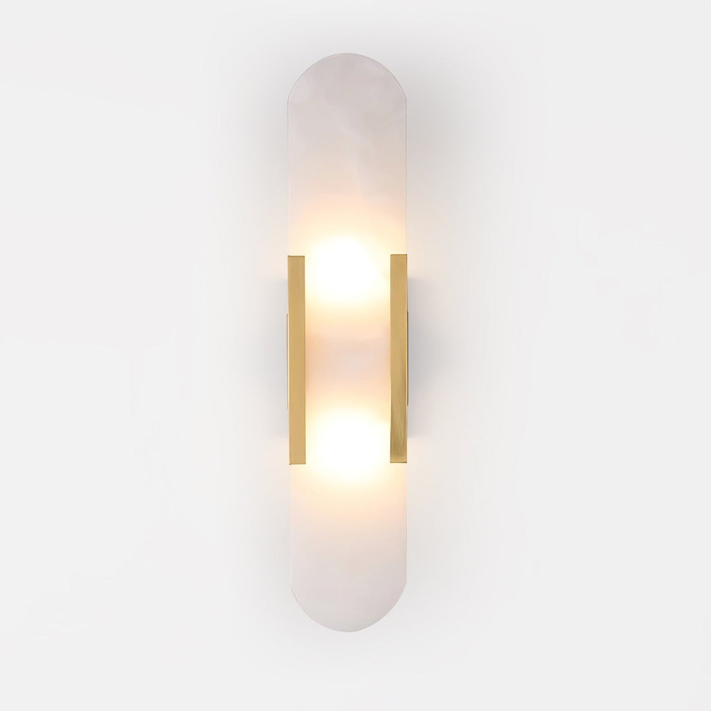Olraeia Applique Murale Double en Albâtre - Neutralighting