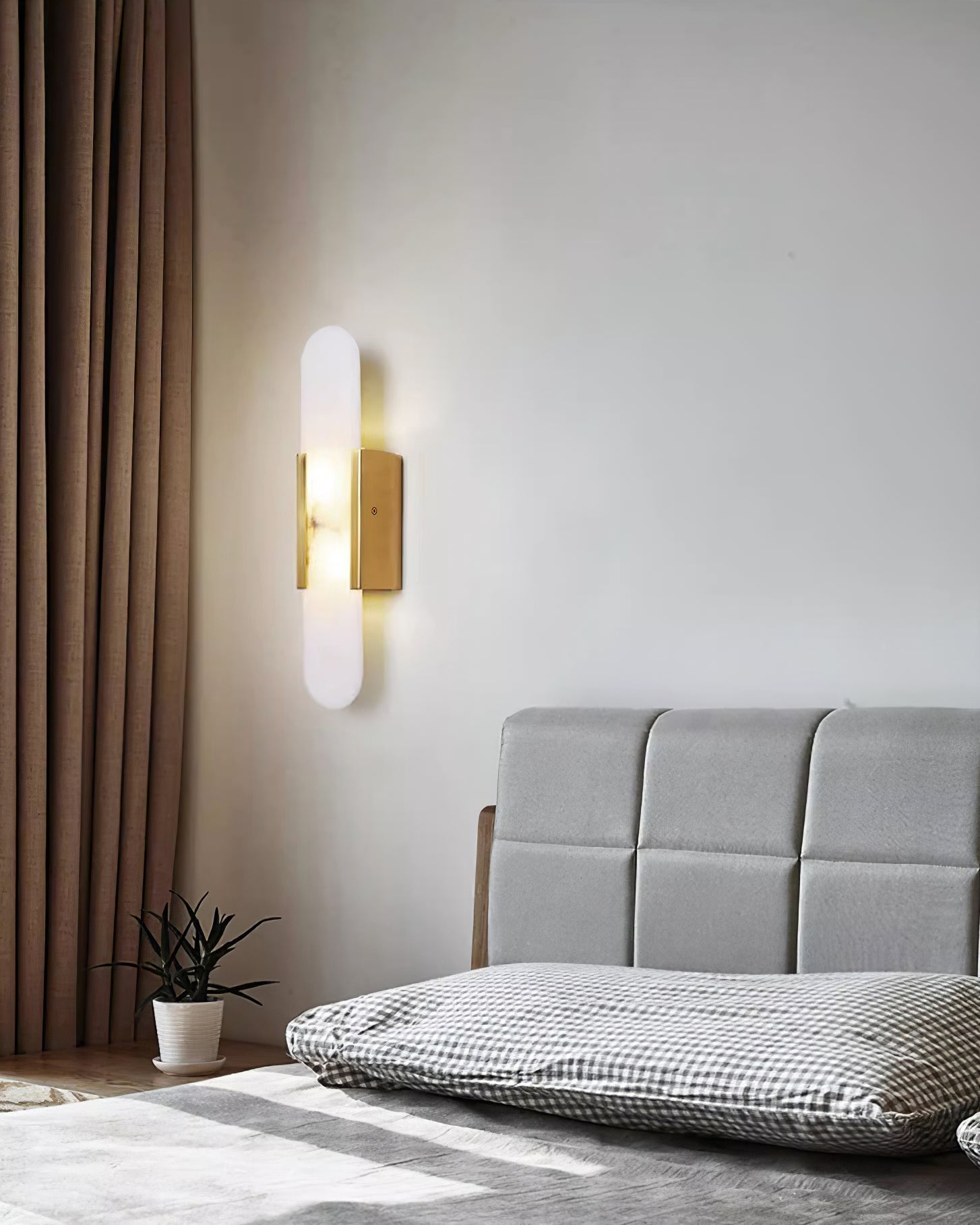 Olraeia Applique Murale Double en Albâtre - Neutralighting
