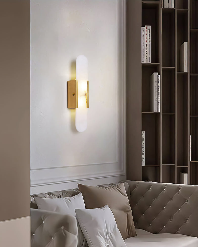 Olraeia Applique Murale Double en Albâtre - Neutralighting