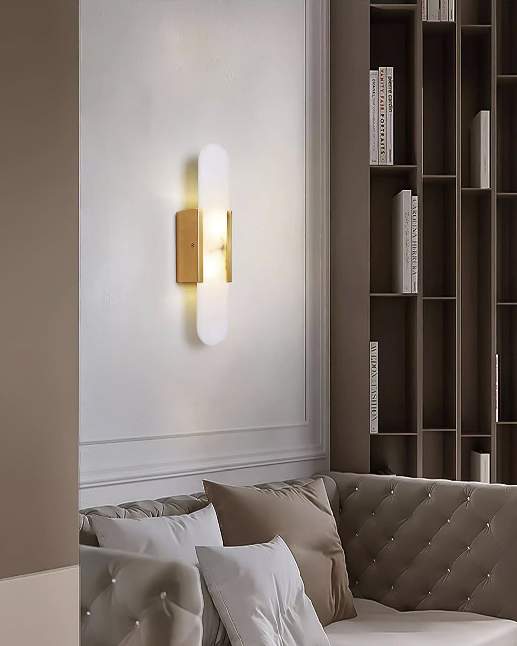 Olraeia Applique Murale Double en Albâtre - Neutralighting