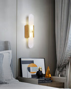 Olraeia Applique Murale Double en Albâtre - Neutralighting