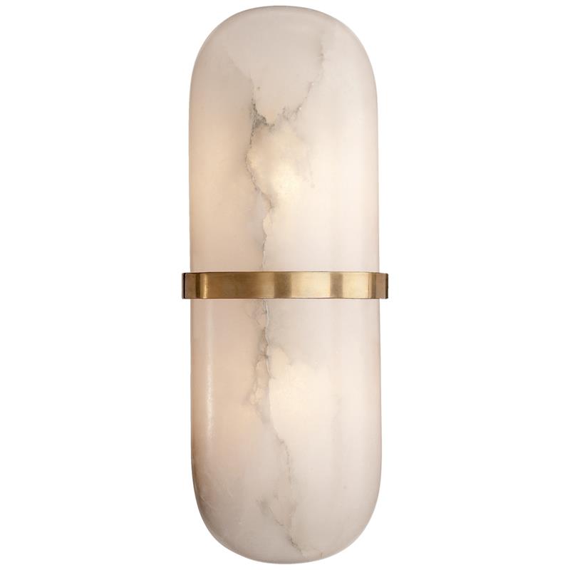 Symirel Applique Murale Albâtre Forme Pilule Minimaliste - Neutralighting