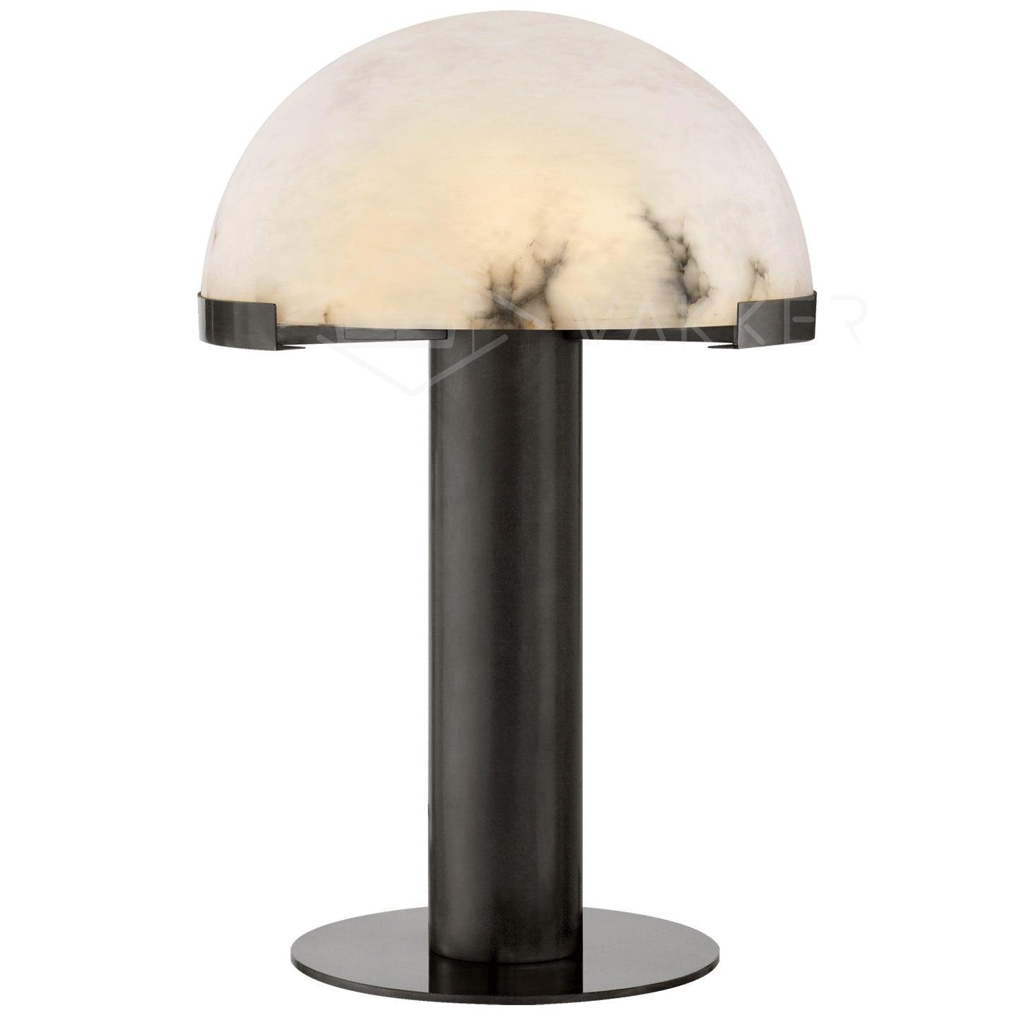 Ibera Lampe de Table en Albâtre et Métal - Neutralighting