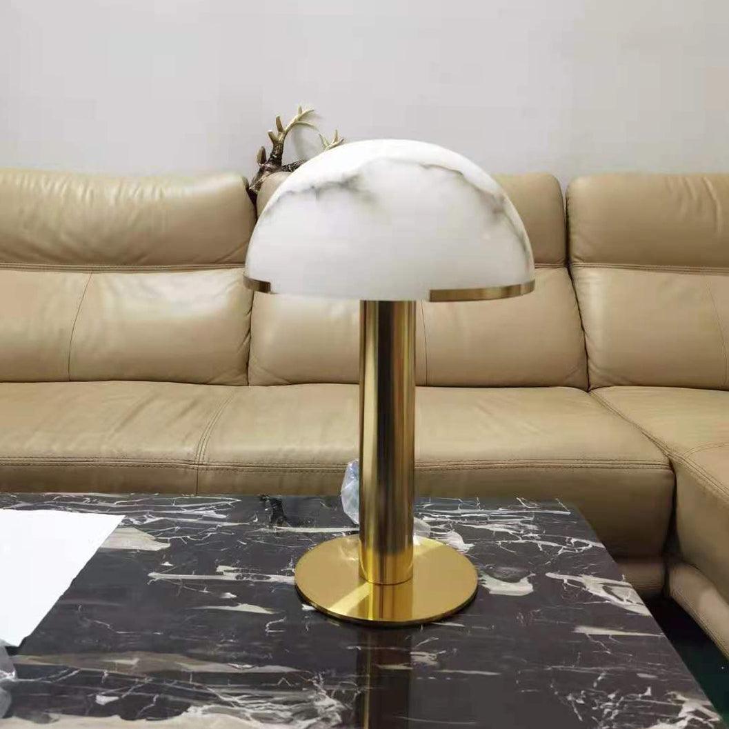 Ibera Lampe de Table en Albâtre et Métal - Neutralighting