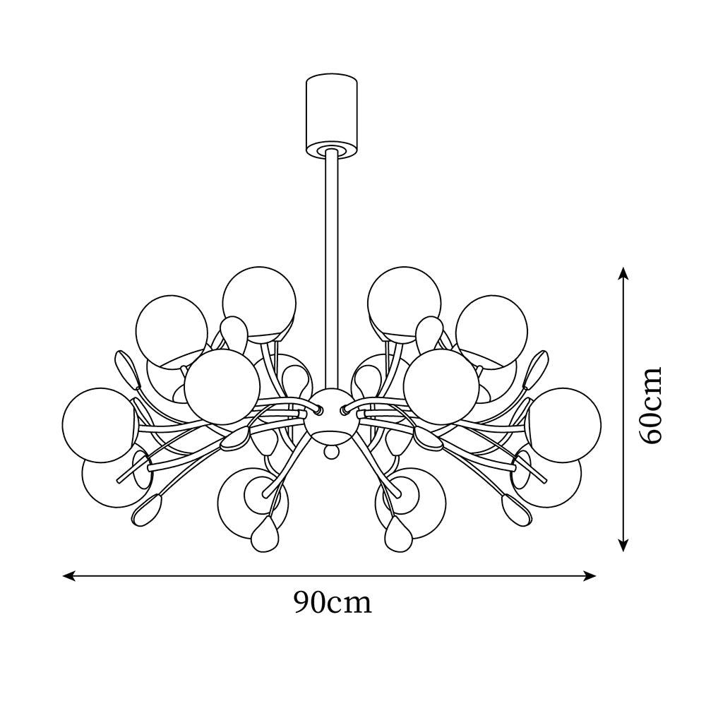 Viva Chandelier Métallique Luxe - Neutralighting