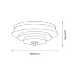 Mellow Plafonnier Forme Ondulée à Couches - Neutralighting