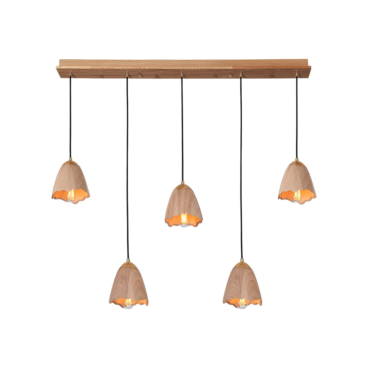 Ilvenel Suspension Moderne Minimaliste en Bois - Neutralighting
