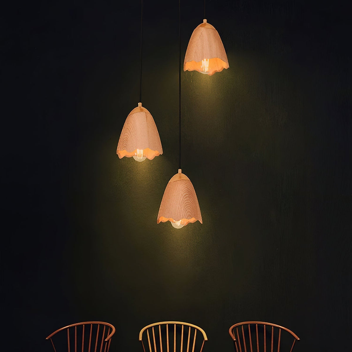 Ilvenel Suspension Moderne Minimaliste en Bois - Neutralighting