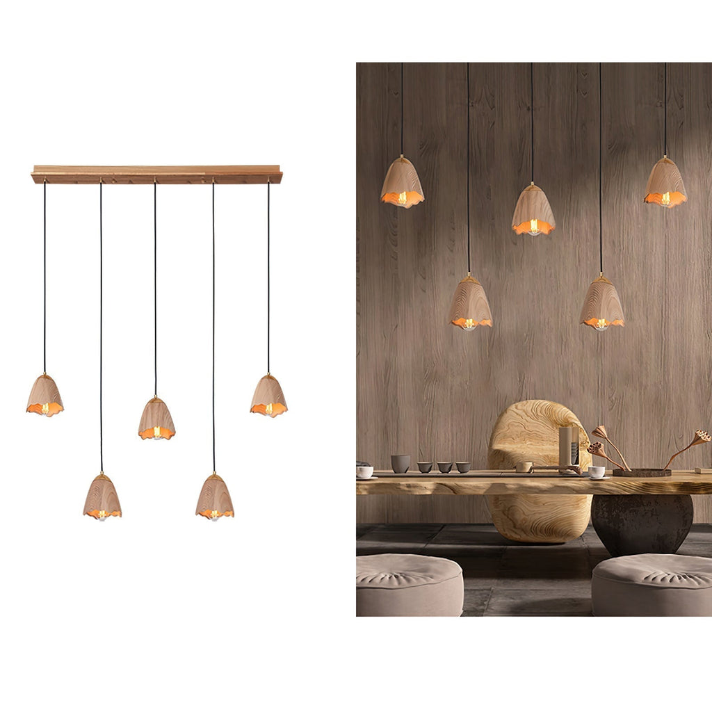 Ilvenel Suspension Moderne Minimaliste en Bois - Neutralighting