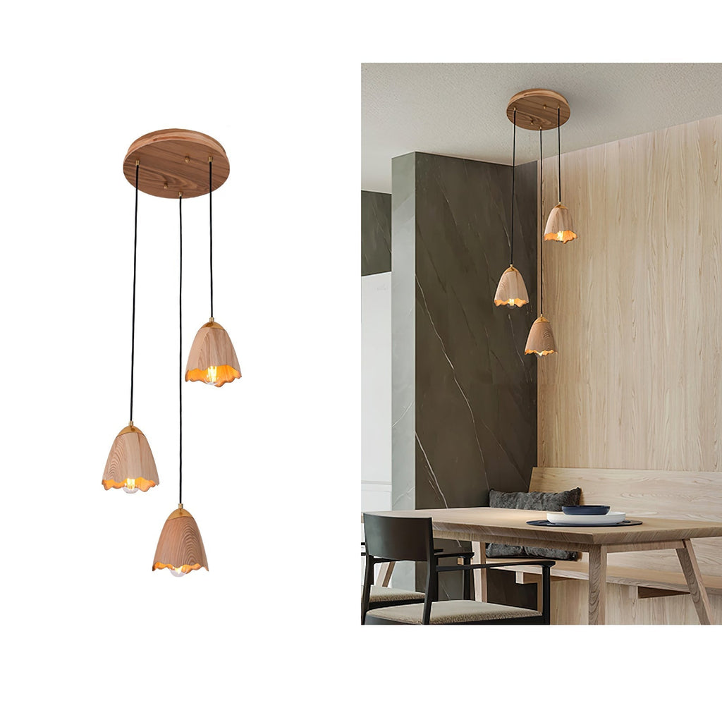 Ilvenel Suspension Moderne Minimaliste en Bois - Neutralighting