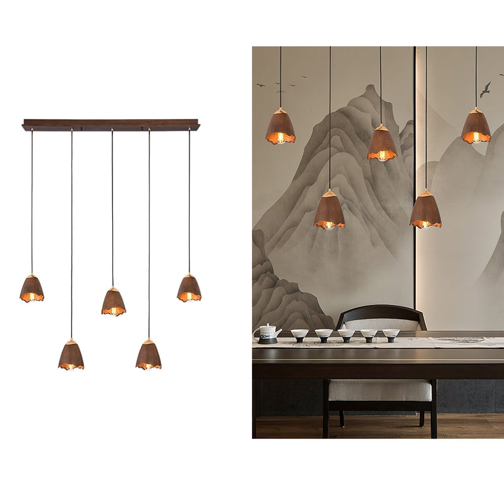 Ilvenel Suspension Moderne Minimaliste en Bois - Neutralighting