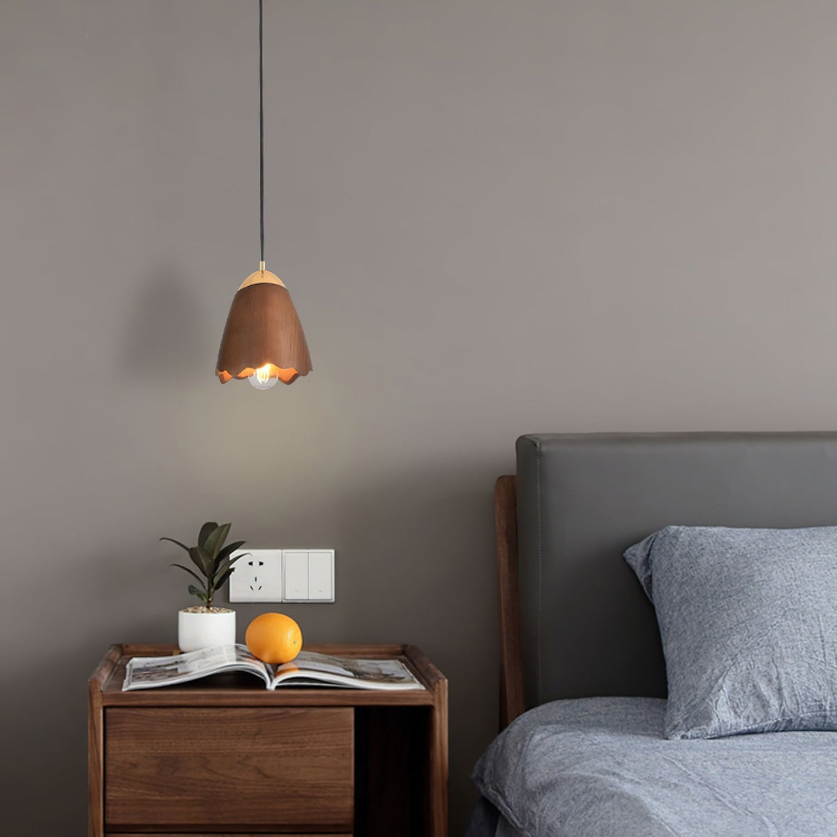 Ilvenel Suspension Moderne Minimaliste en Bois - Neutralighting