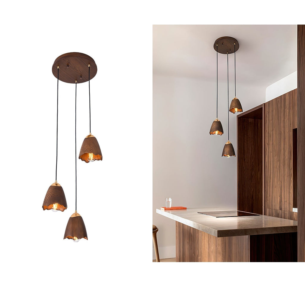 Ilvenel Suspension Moderne Minimaliste en Bois - Neutralighting
