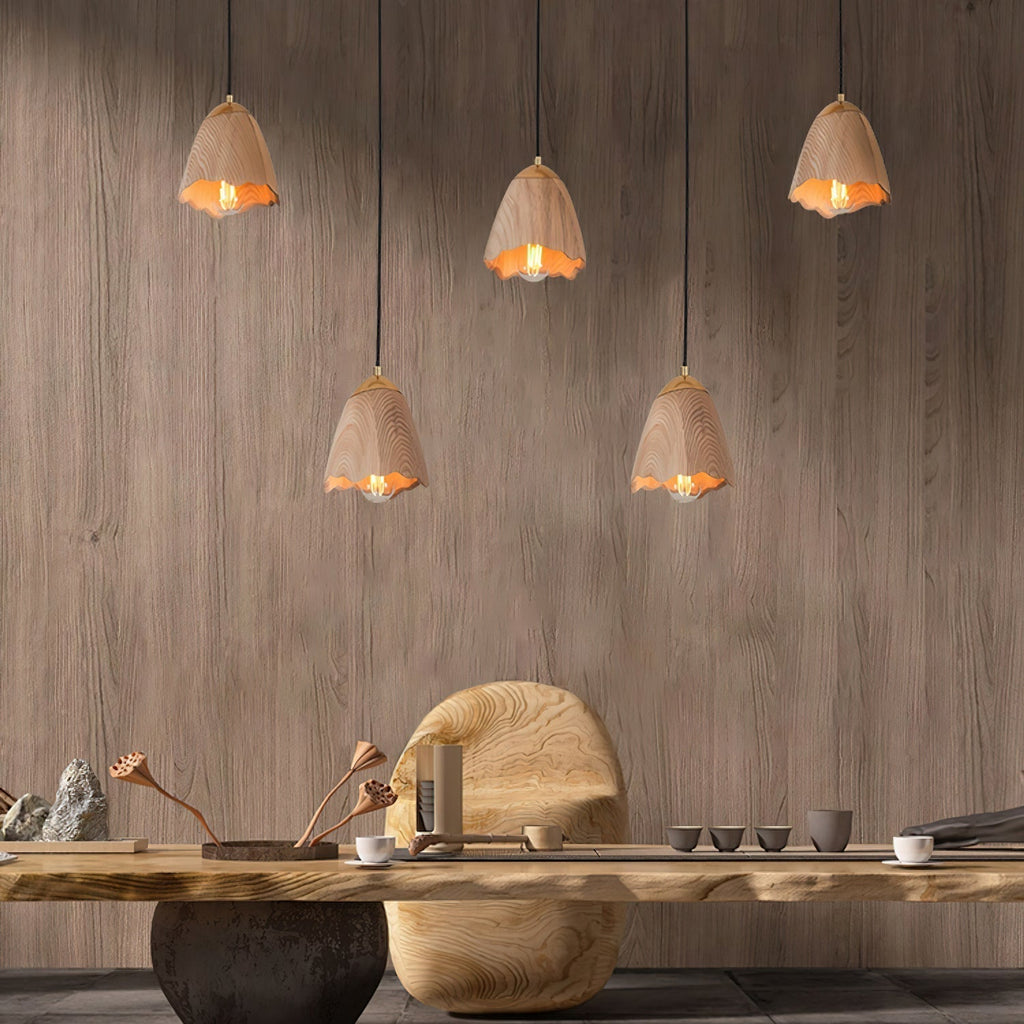 Ilvenel Suspension Moderne Minimaliste en Bois - Neutralighting