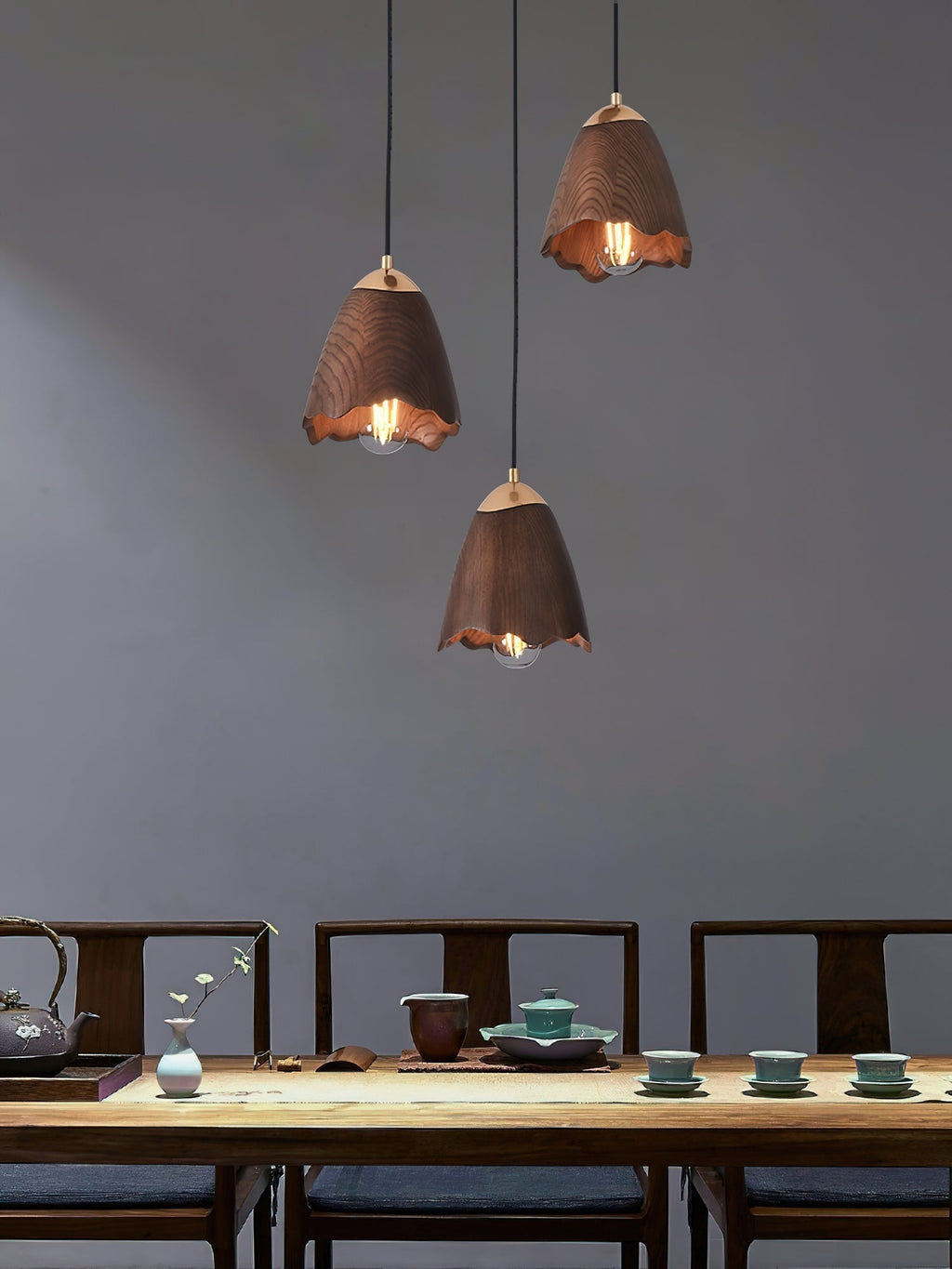 Ilvenel Suspension Moderne Minimaliste en Bois - Neutralighting