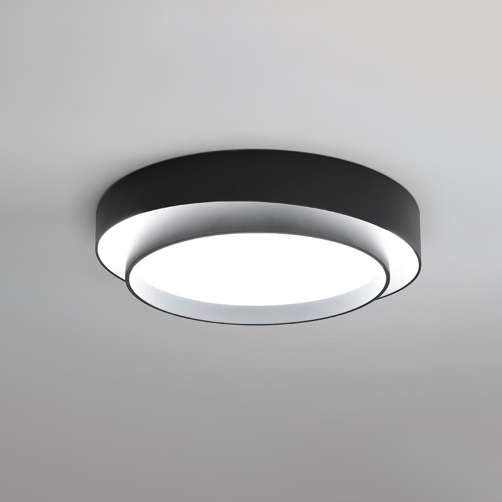 Lustra Plafonnier Double Couches Cylindre Moderne - Neutralighting
