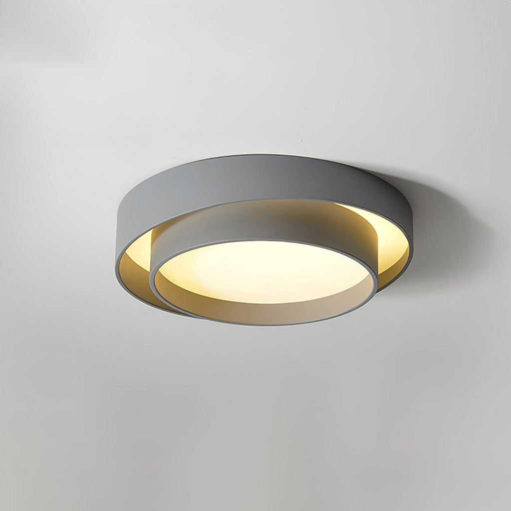 Lustra Plafonnier Double Couches Cylindre Moderne - Neutralighting