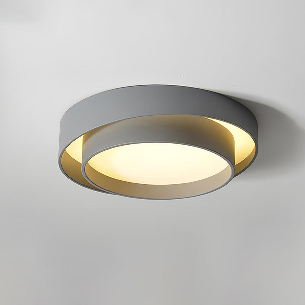 Lustra Plafonnier Double Couches Cylindre Moderne - Neutralighting