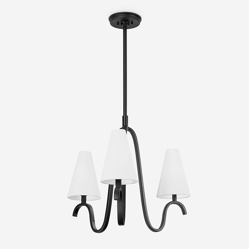 Myvenen Lustre Métal Tissu Industriel Vintage - Neutralighting