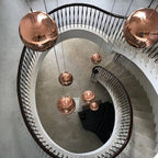 Solara Suspension en Verre Soufflé Cluster Irrégulier Sculptural - Neutralighting