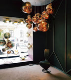 Solara Suspension en Verre Soufflé Cluster Irrégulier Sculptural - Neutralighting