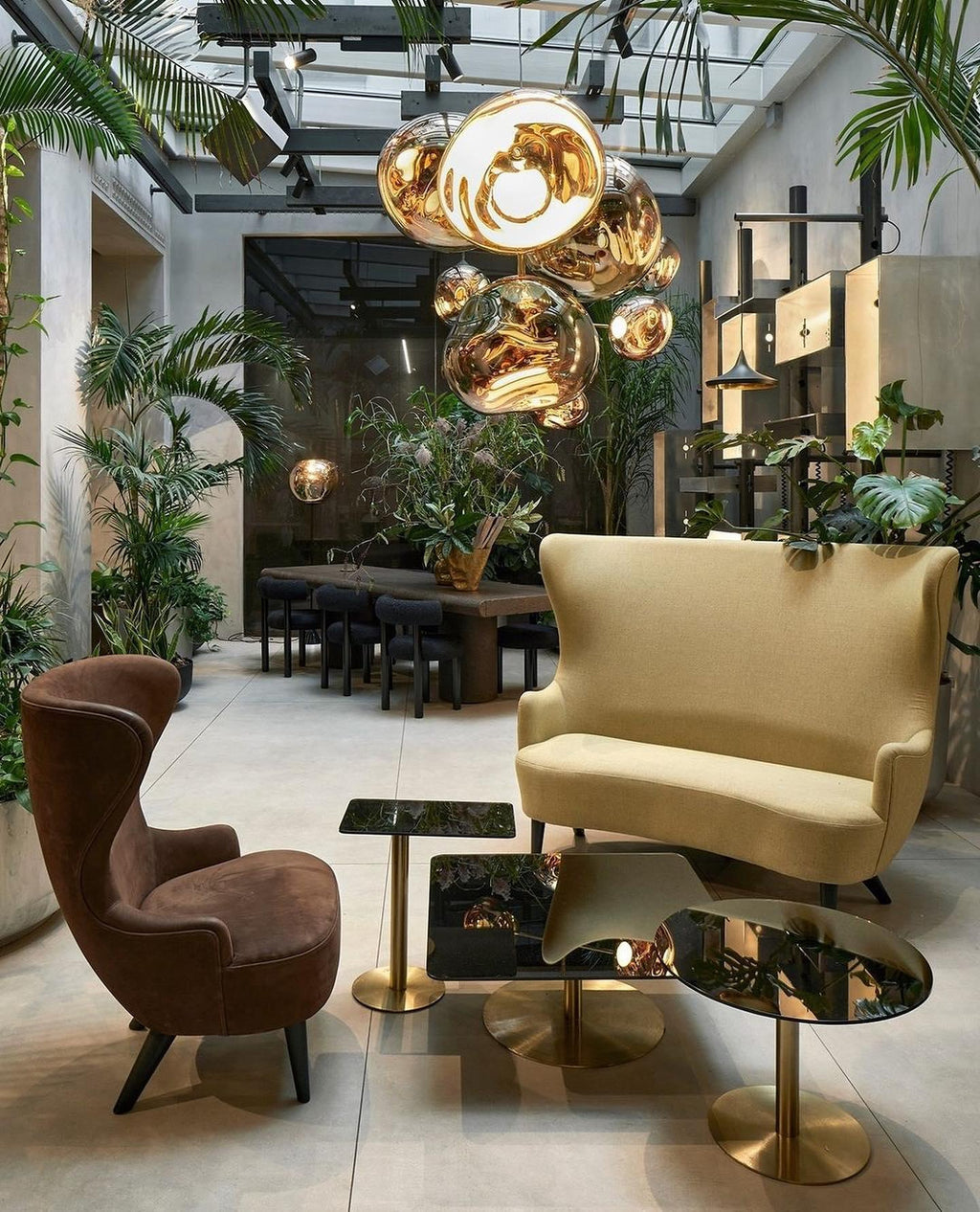 Solara Suspension en Verre Soufflé Cluster Irrégulier Sculptural - Neutralighting