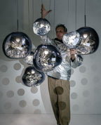 Solara Suspension en Verre Soufflé Cluster Irrégulier Sculptural - Neutralighting