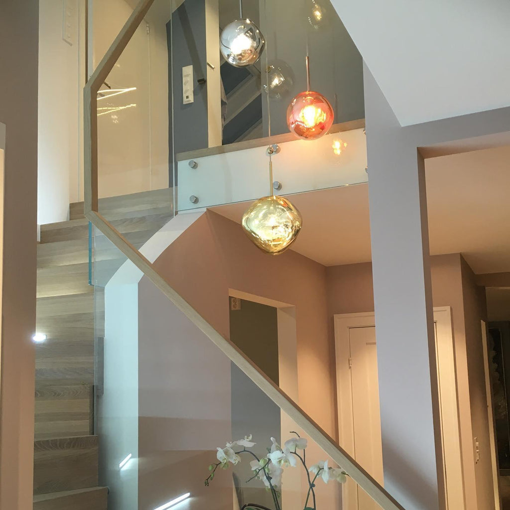 Solara Suspension en Verre Soufflé Cluster Irrégulier Sculptural - Neutralighting
