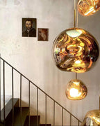 Solara Suspension en Verre Soufflé Cluster Irrégulier Sculptural - Neutralighting