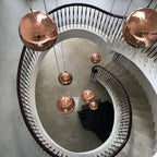 Solara Suspension en Verre Soufflé Cluster Irrégulier Sculptural - Neutralighting
