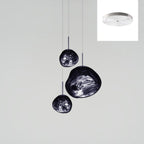 Solara Suspension en Verre Soufflé Cluster Irrégulier Sculptural - Neutralighting