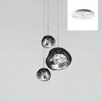 Solara Suspension en Verre Soufflé Cluster Irrégulier Sculptural - Neutralighting