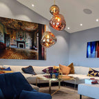Solara Suspension en Verre Soufflé Cluster Irrégulier Sculptural - Neutralighting