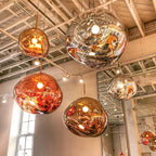 Solara Suspension en Verre Soufflé Cluster Irrégulier Sculptural - Neutralighting