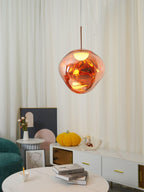 Solara Suspension en Verre Soufflé Cluster Irrégulier Sculptural - Neutralighting