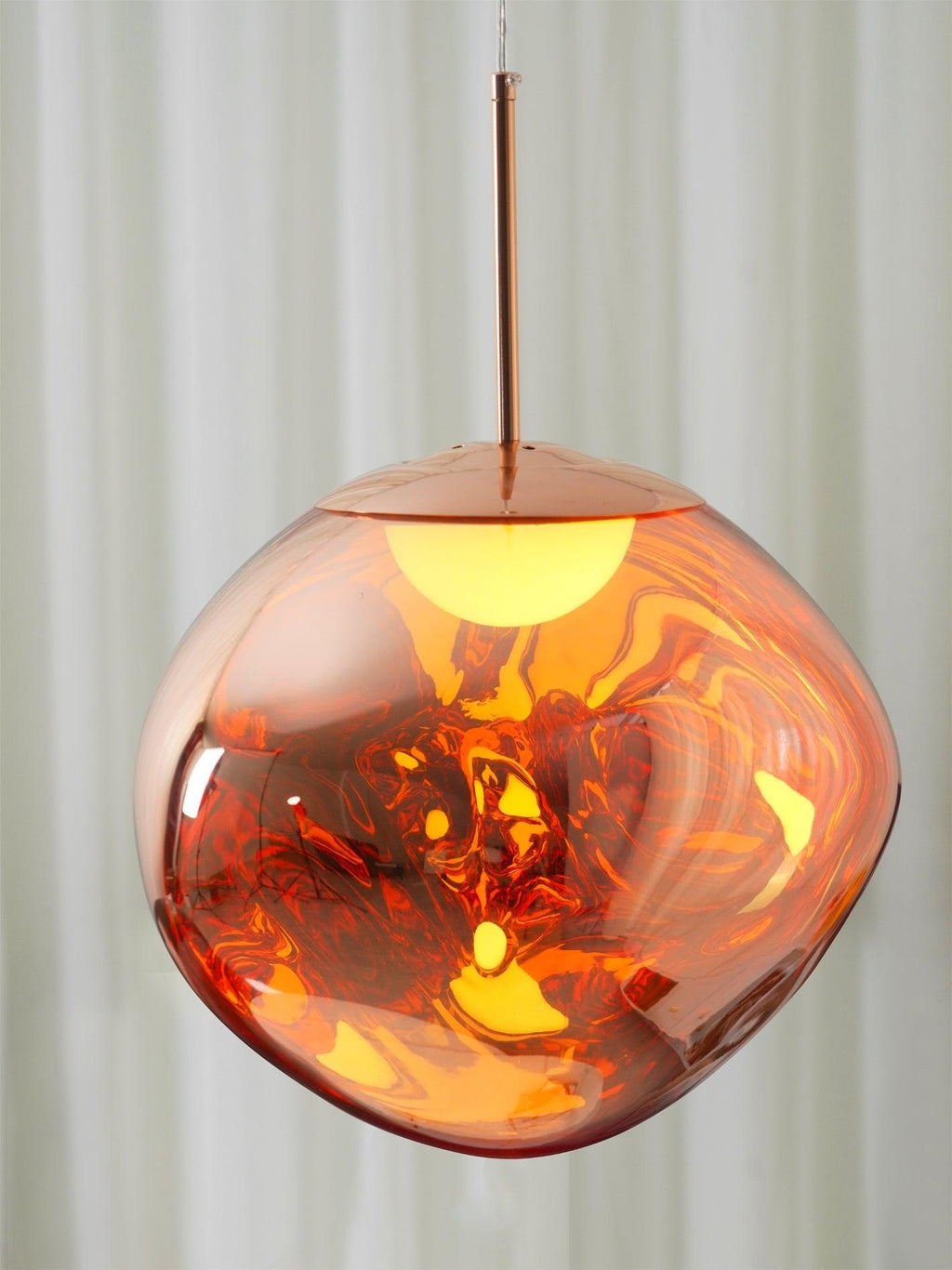 Solara Suspension en Verre Soufflé Cluster Irrégulier Sculptural - Neutralighting