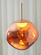 Solara Suspension en Verre Soufflé Cluster Irrégulier Sculptural - Neutralighting
