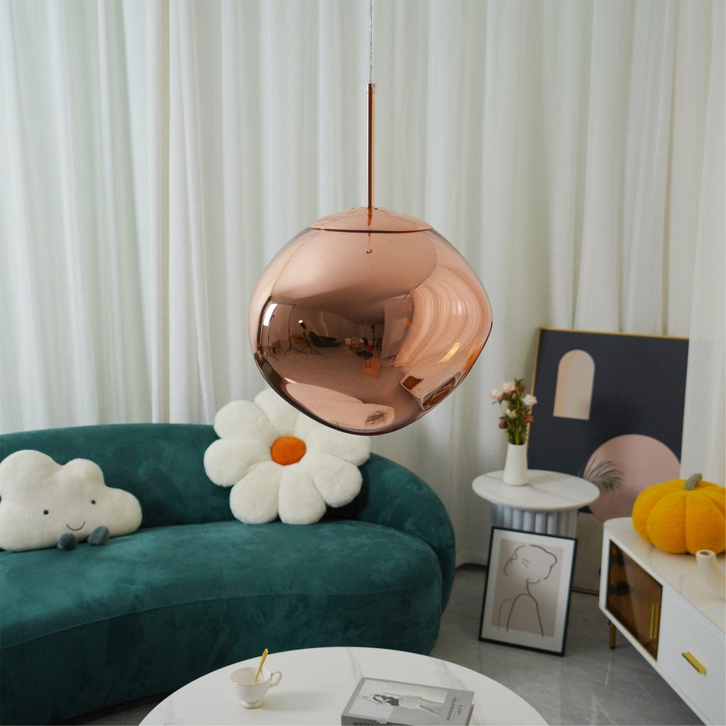 Solara Suspension en Verre Soufflé Cluster Irrégulier Sculptural - Neutralighting
